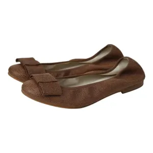 1412 - Tan Glitzy Flats for Girl/Teen/Women by London Kids