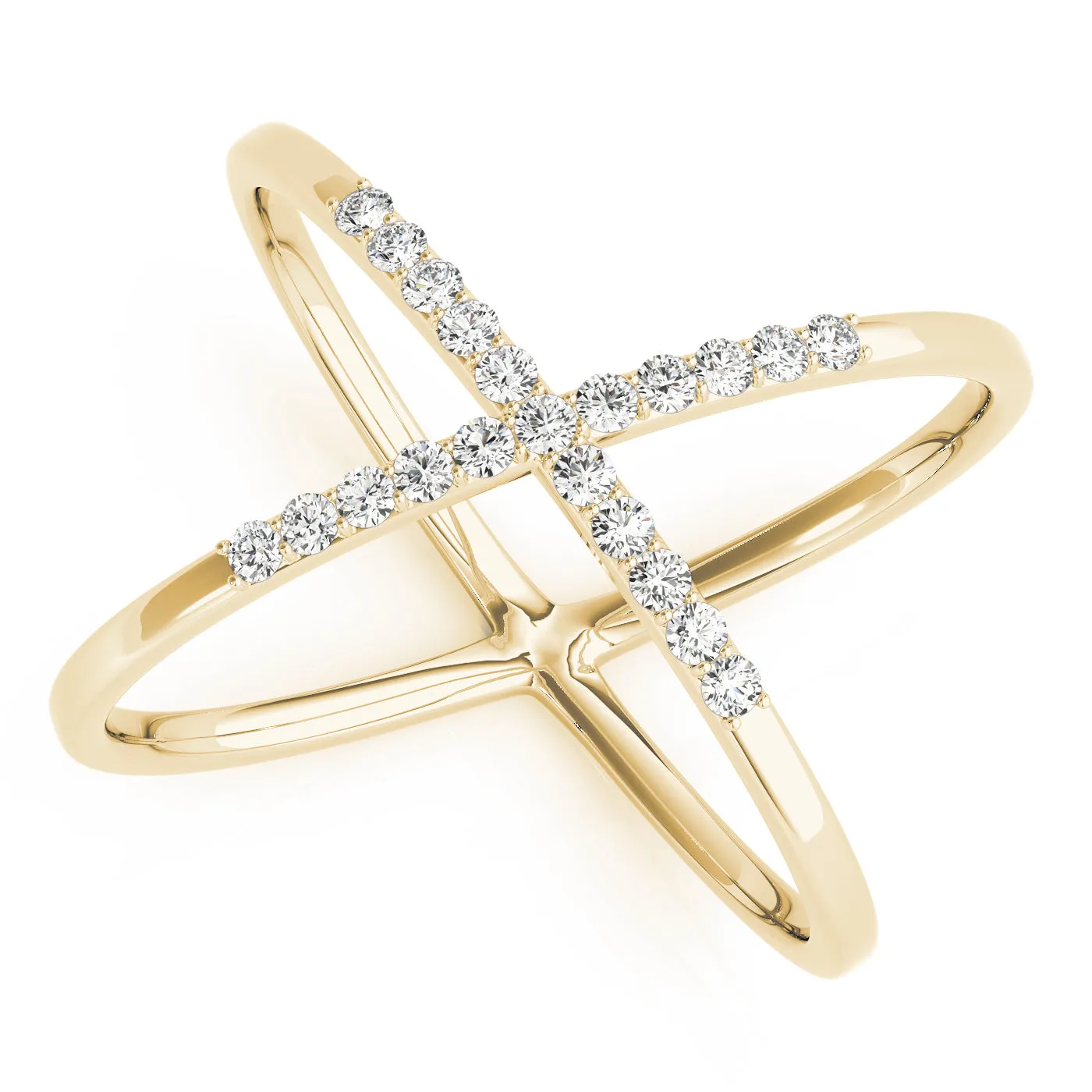 14K Gold Open Concept Ring