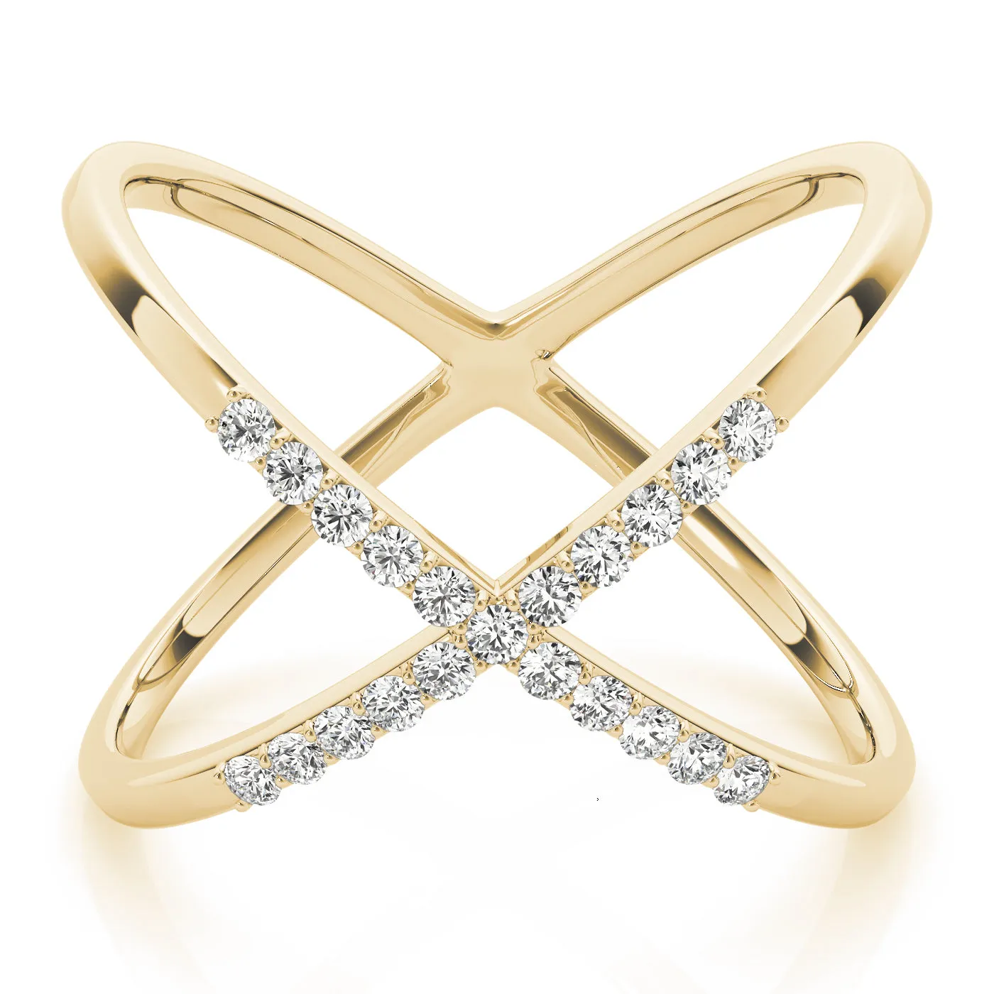 14K Gold Open Concept Ring