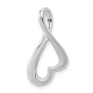 14k White Gold Slide