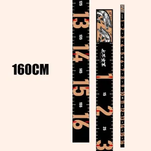 1Pc Waterproof Fish Measuring Ruler 160Cm Foldable Fishing Tape Sticker Adhesive