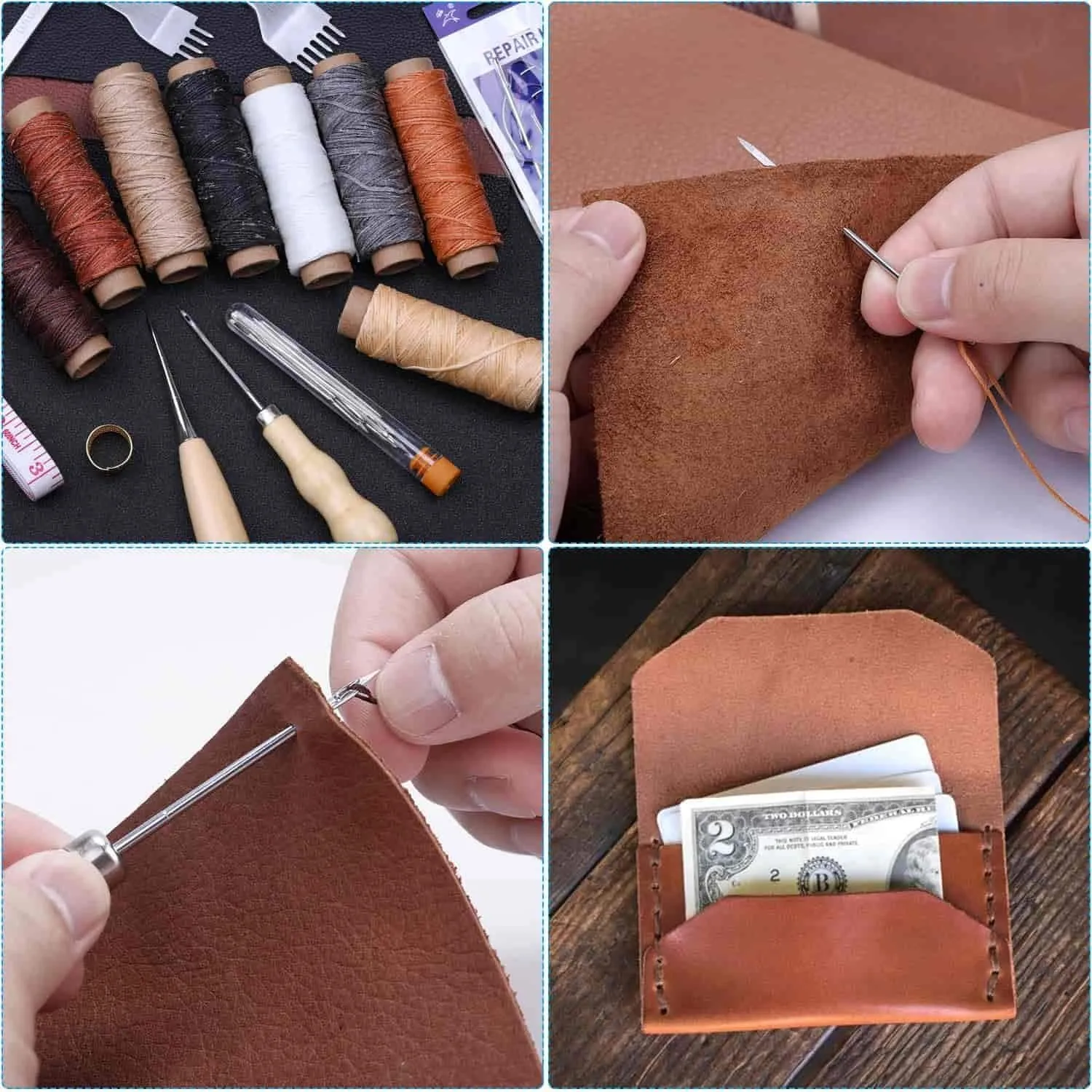 35 Pcs Leather Stitching Tools set for Beginner