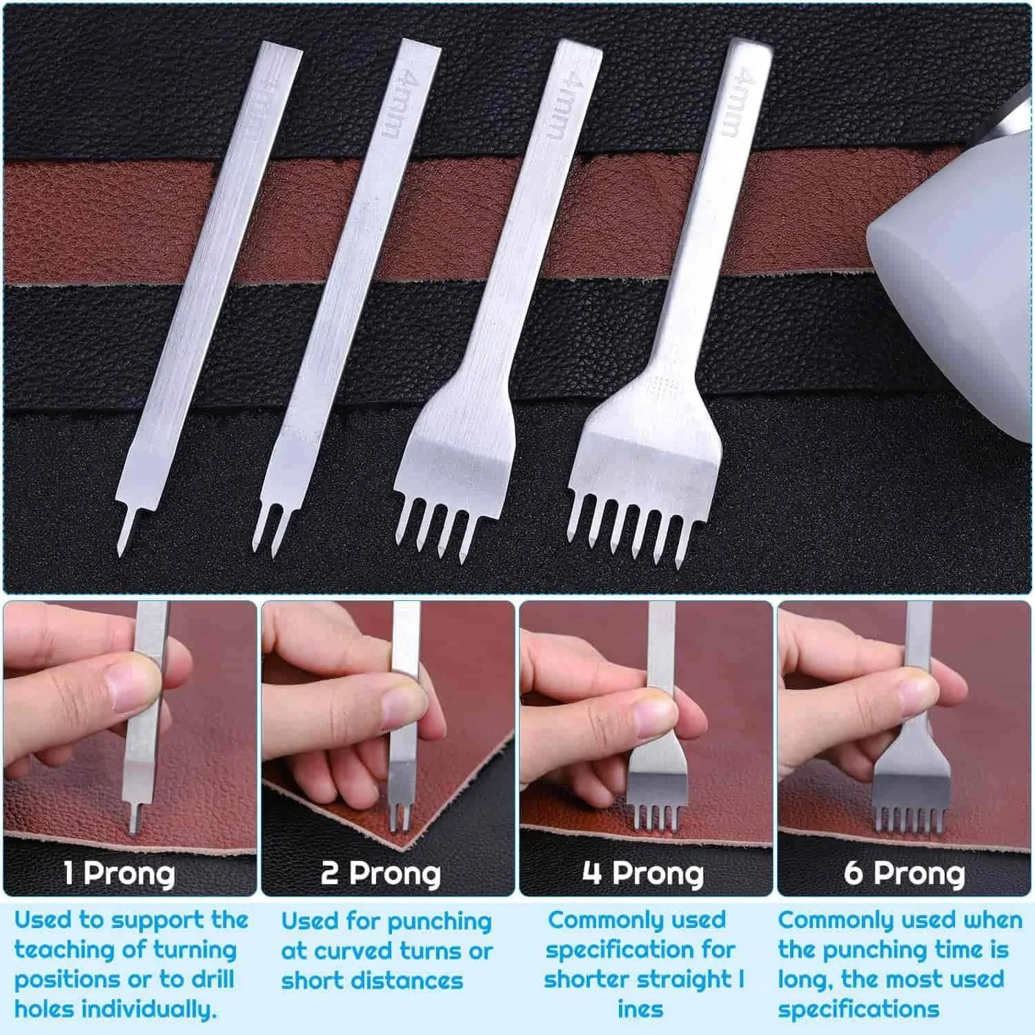 35 Pcs Leather Stitching Tools set for Beginner