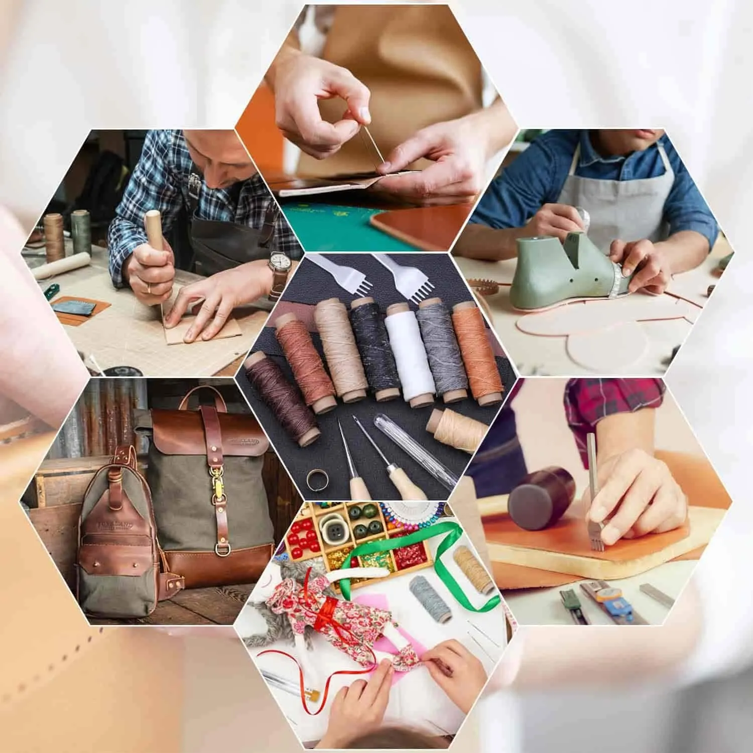 35 Pcs Leather Stitching Tools set for Beginner