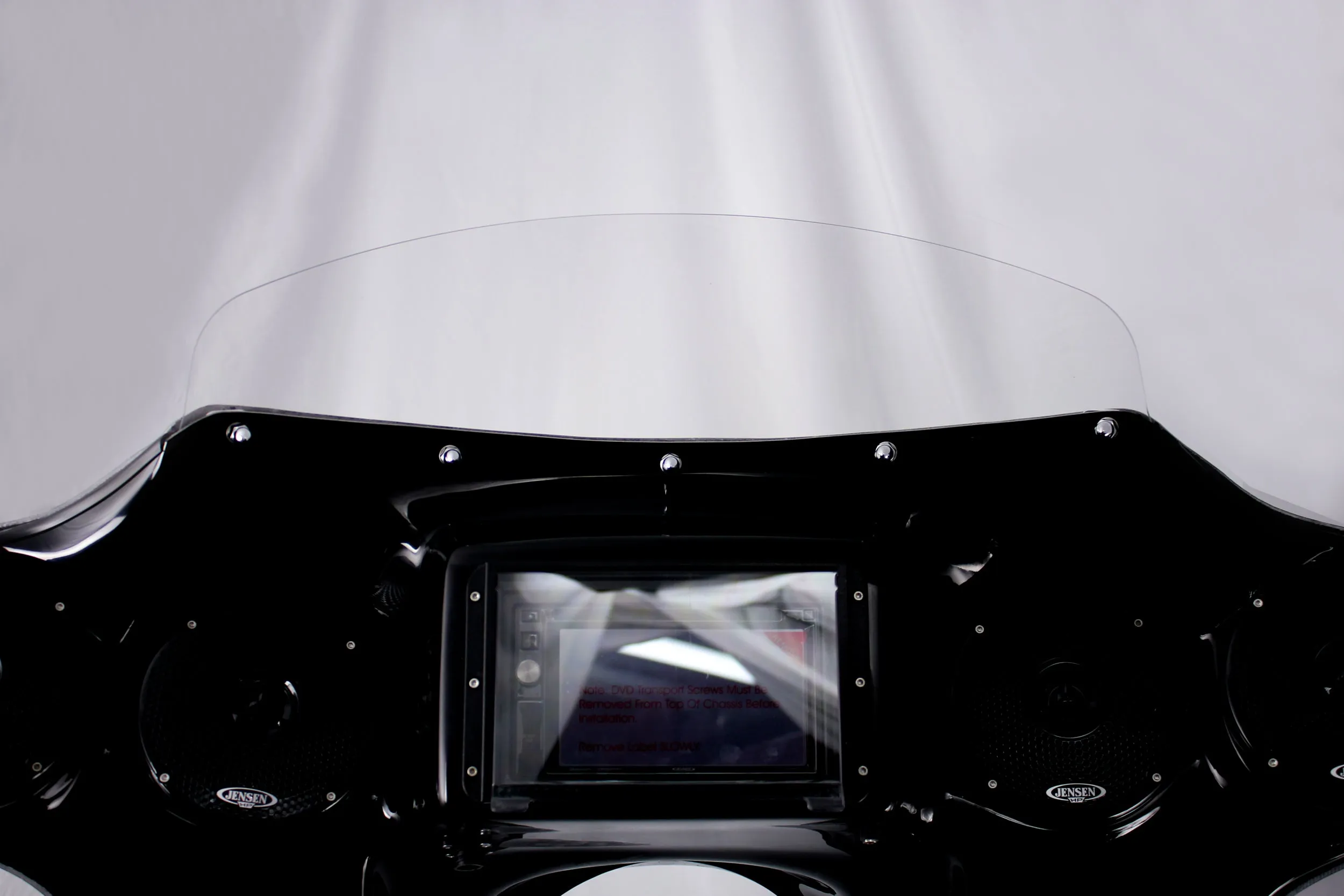 5" Windshield with Flip - Clear