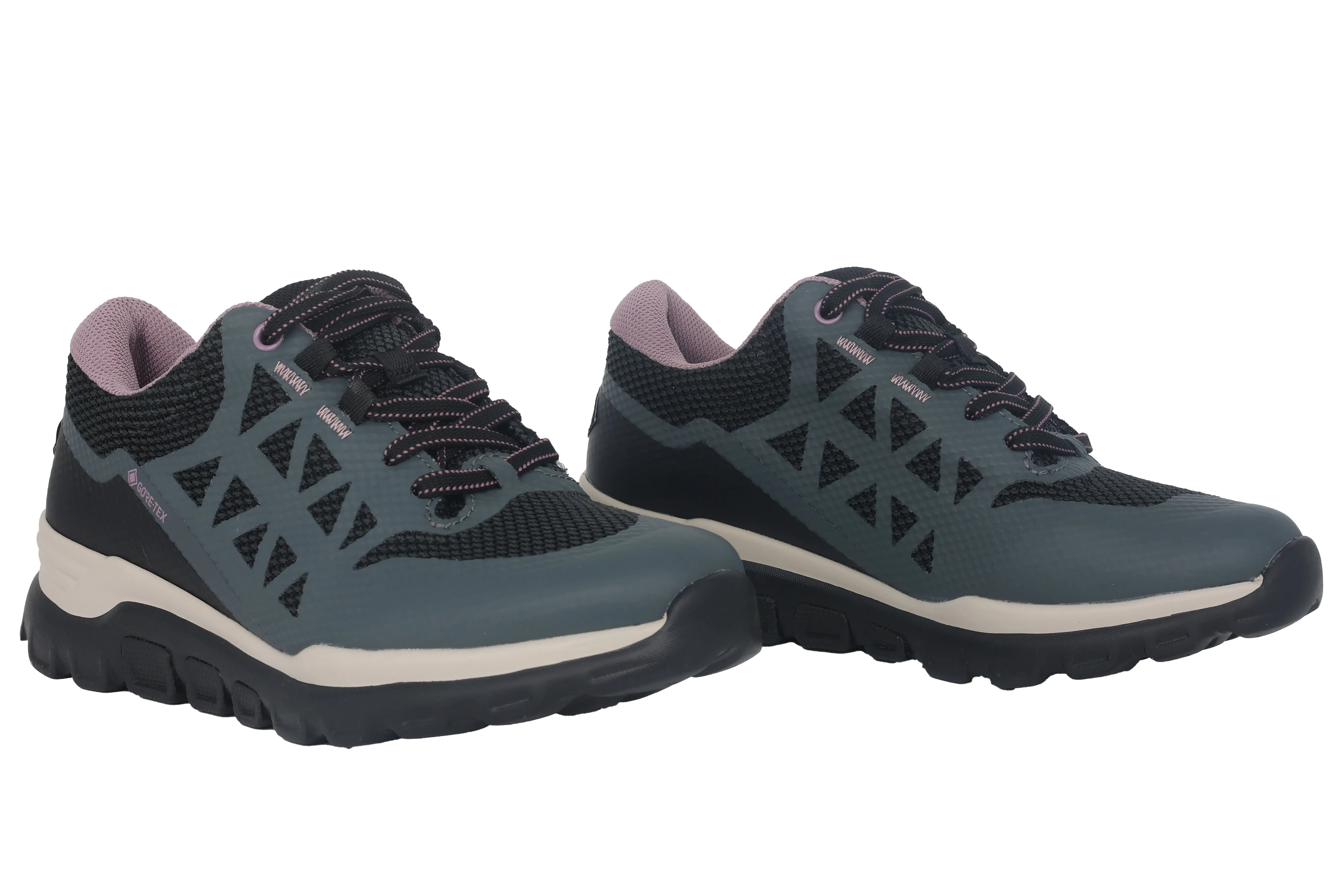 96.989.67' women's waterproof walking rolling sneaker - Grey