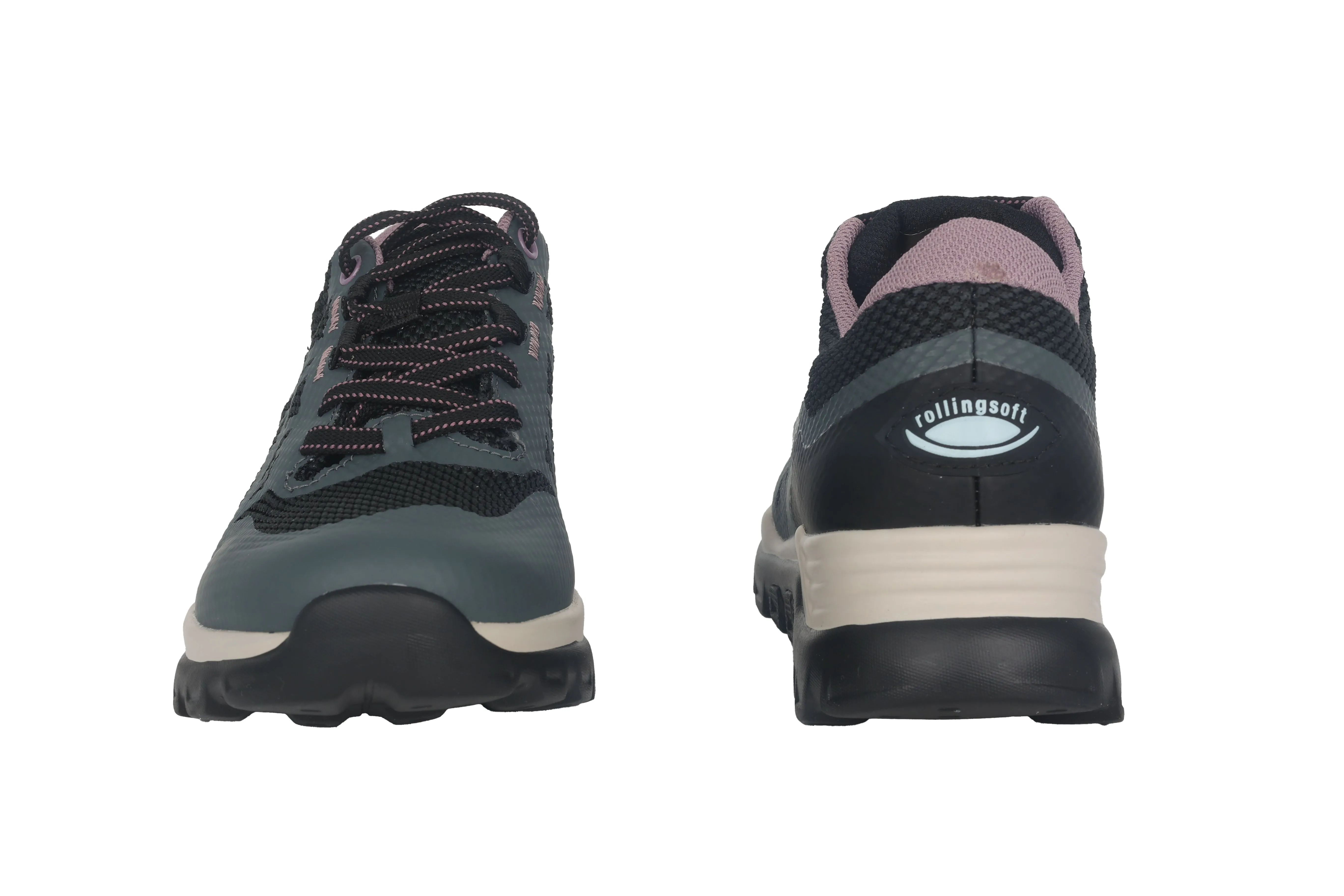 96.989.67' women's waterproof walking rolling sneaker - Grey
