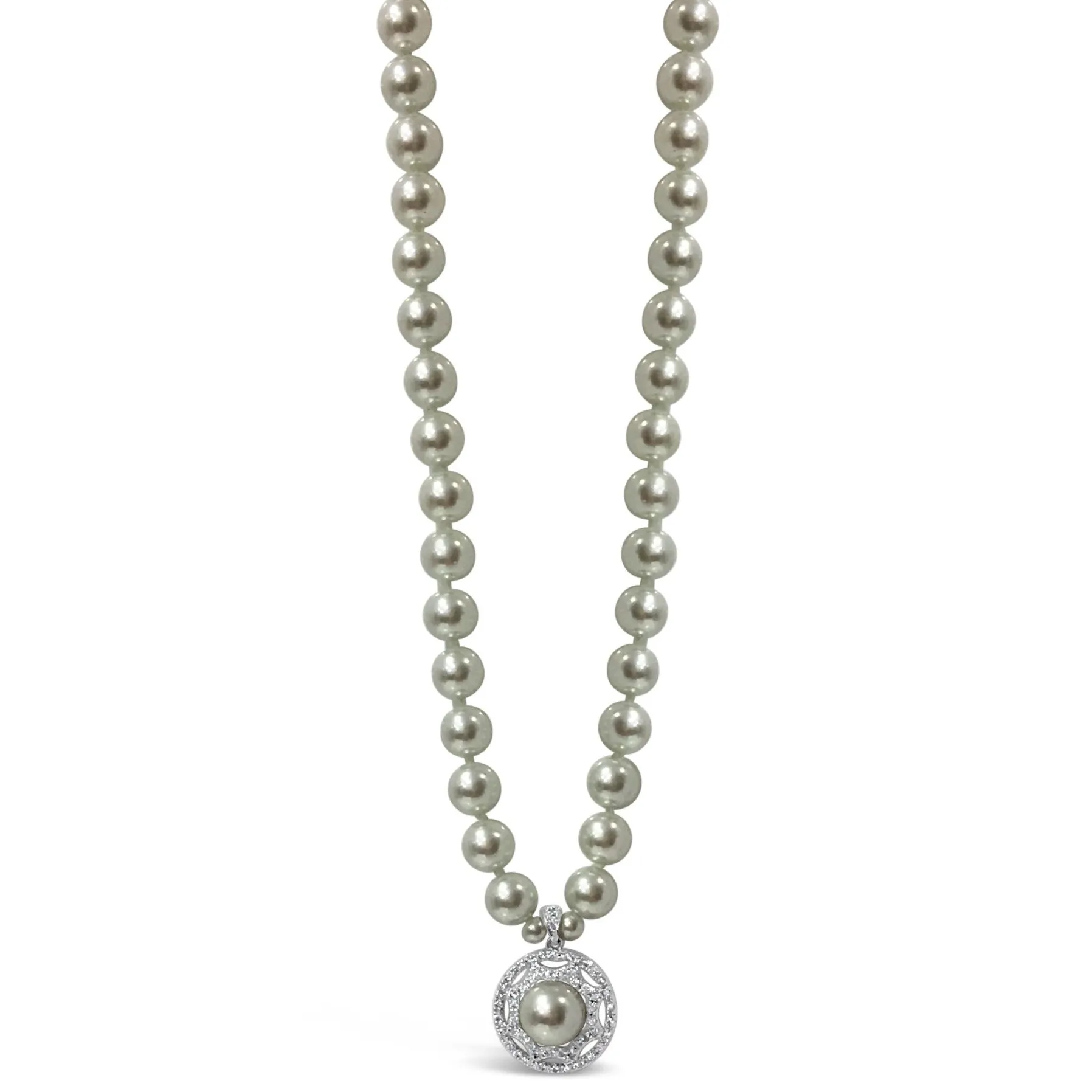 Absolute Silver & Pearl Necklace