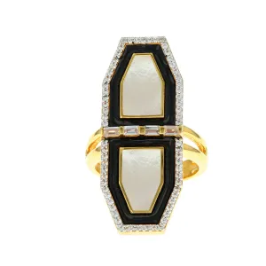 Aurora Eos Ring - Mother of Pearl