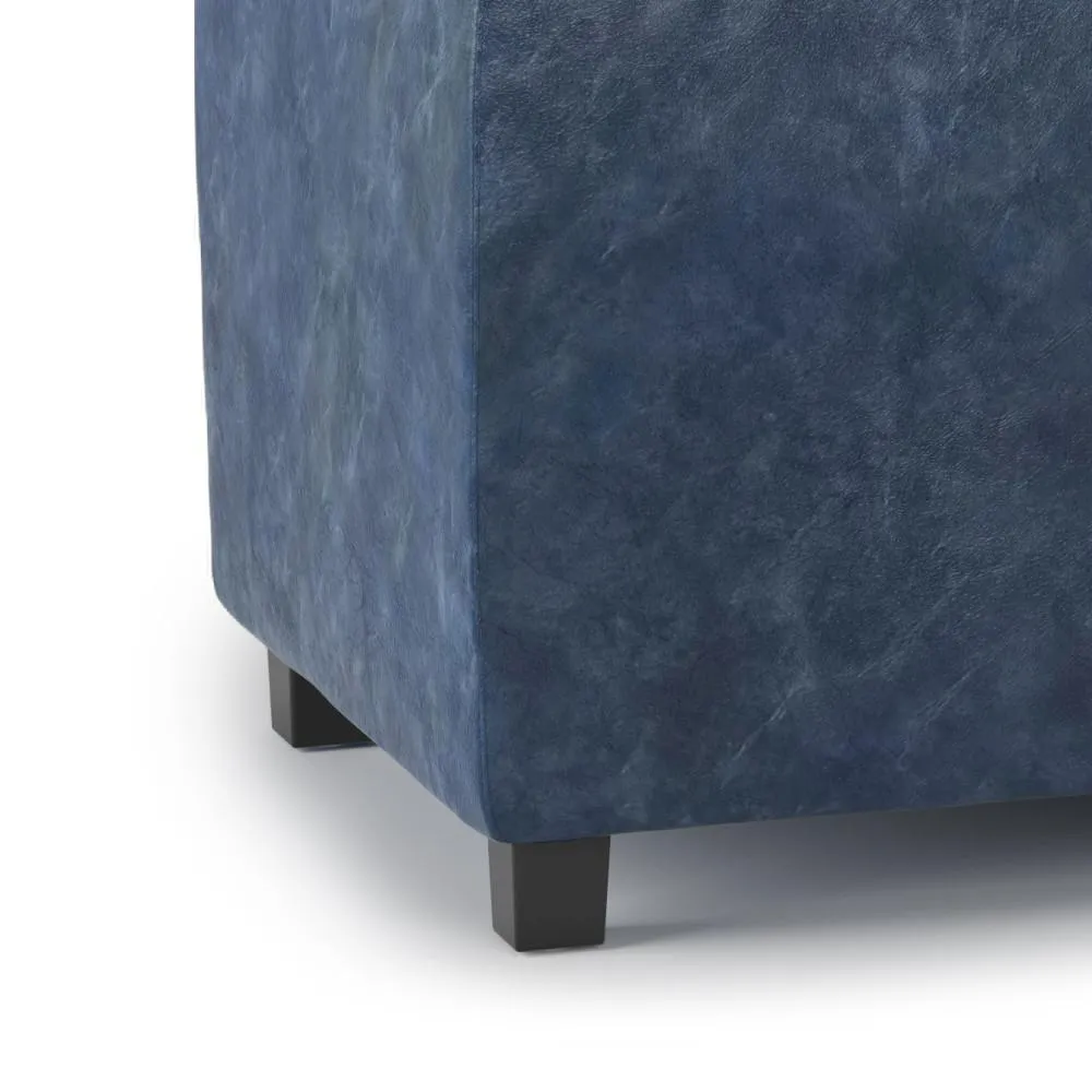 Avalon 3 Trays Ottoman in Vegan Leather