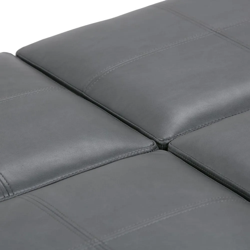 Avalon Table Ottoman in Vegan Leather