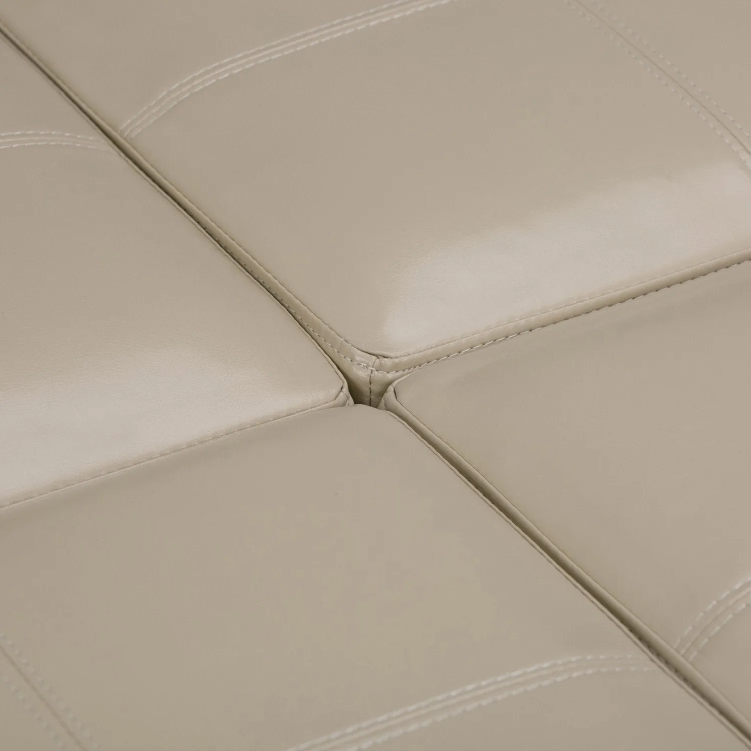 Avalon Table Ottoman in Vegan Leather