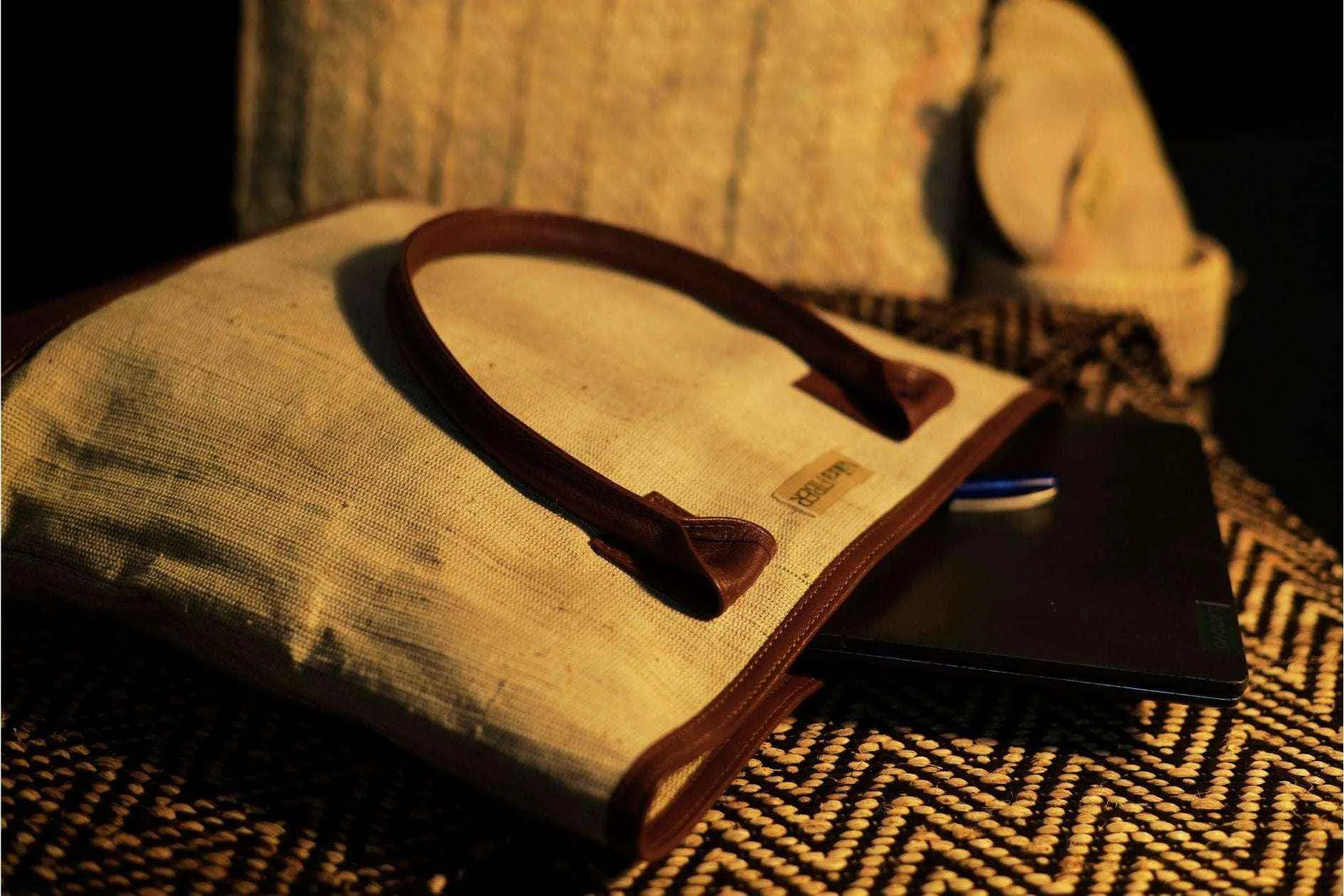 Banana Fiber Leather Tote Bag