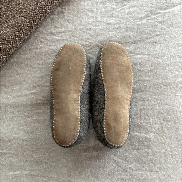Boiled Wool Slippers