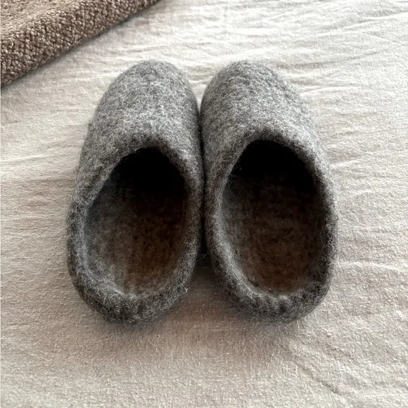 Boiled Wool Slippers