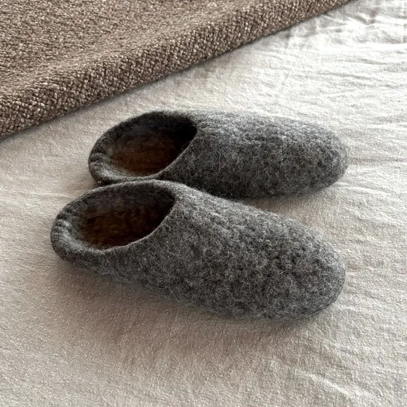 Boiled Wool Slippers