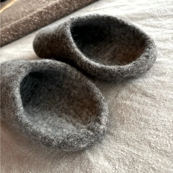 Boiled Wool Slippers