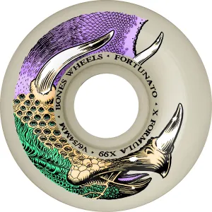 Bones - XF Fortunato Dino-Sortas 54MM 99A V6 Wide-Cut Skateboard Wheels