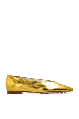 Bottega Veneta Ballerinas Sofia in GOLD - 37