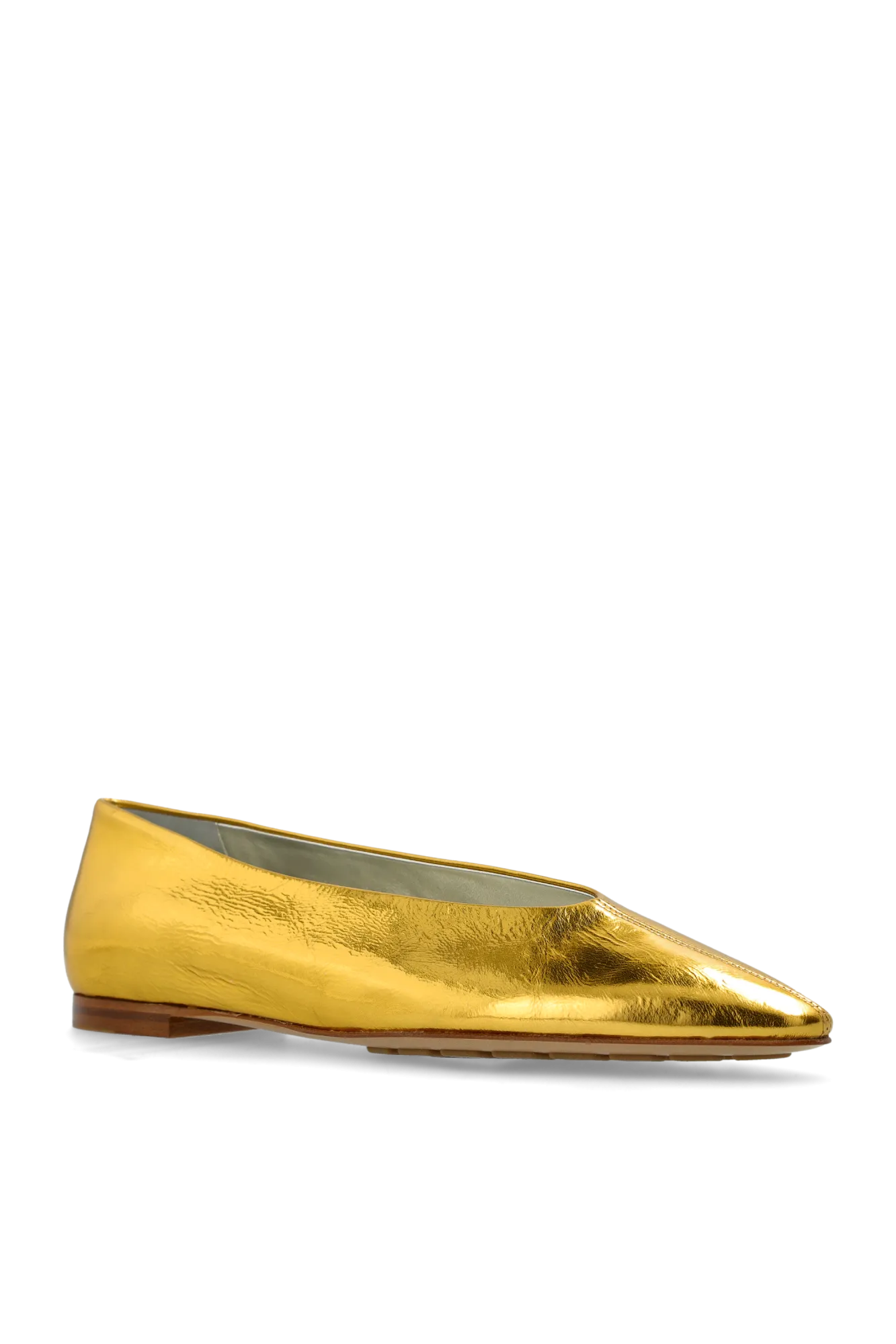Bottega Veneta Ballerinas Sofia in GOLD - 37
