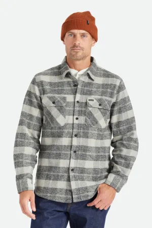 Bowery Heavy Weight L/S Flannel - Black/Charcoal