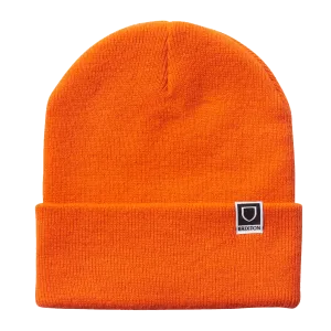 Brixton Harbor Beta Watch Cap Beanie Athletic Orange