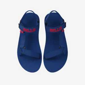 Buffalo Bills Mens Solid Strap Sandal