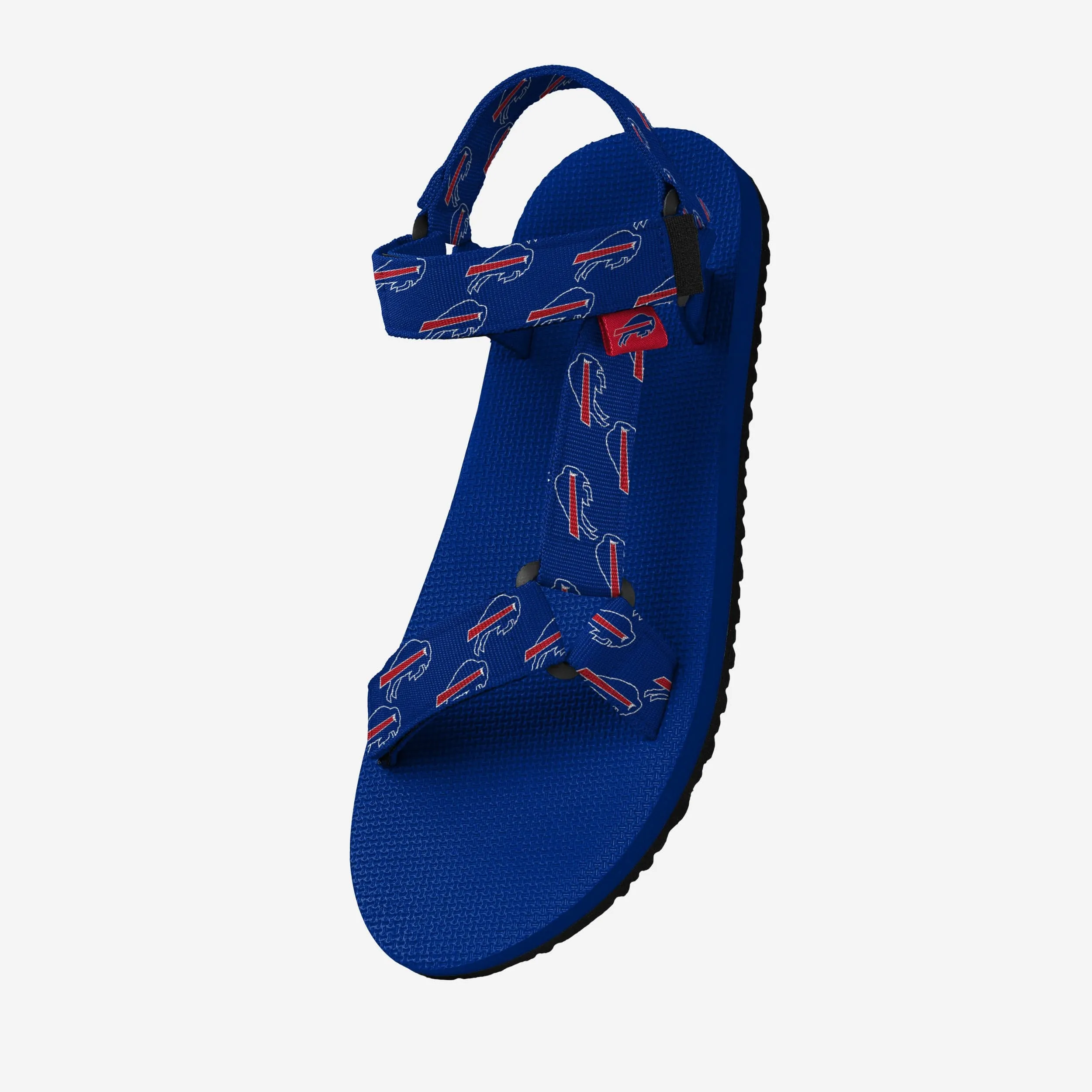 Buffalo Bills Womens Repeat Logo Strap Sandal