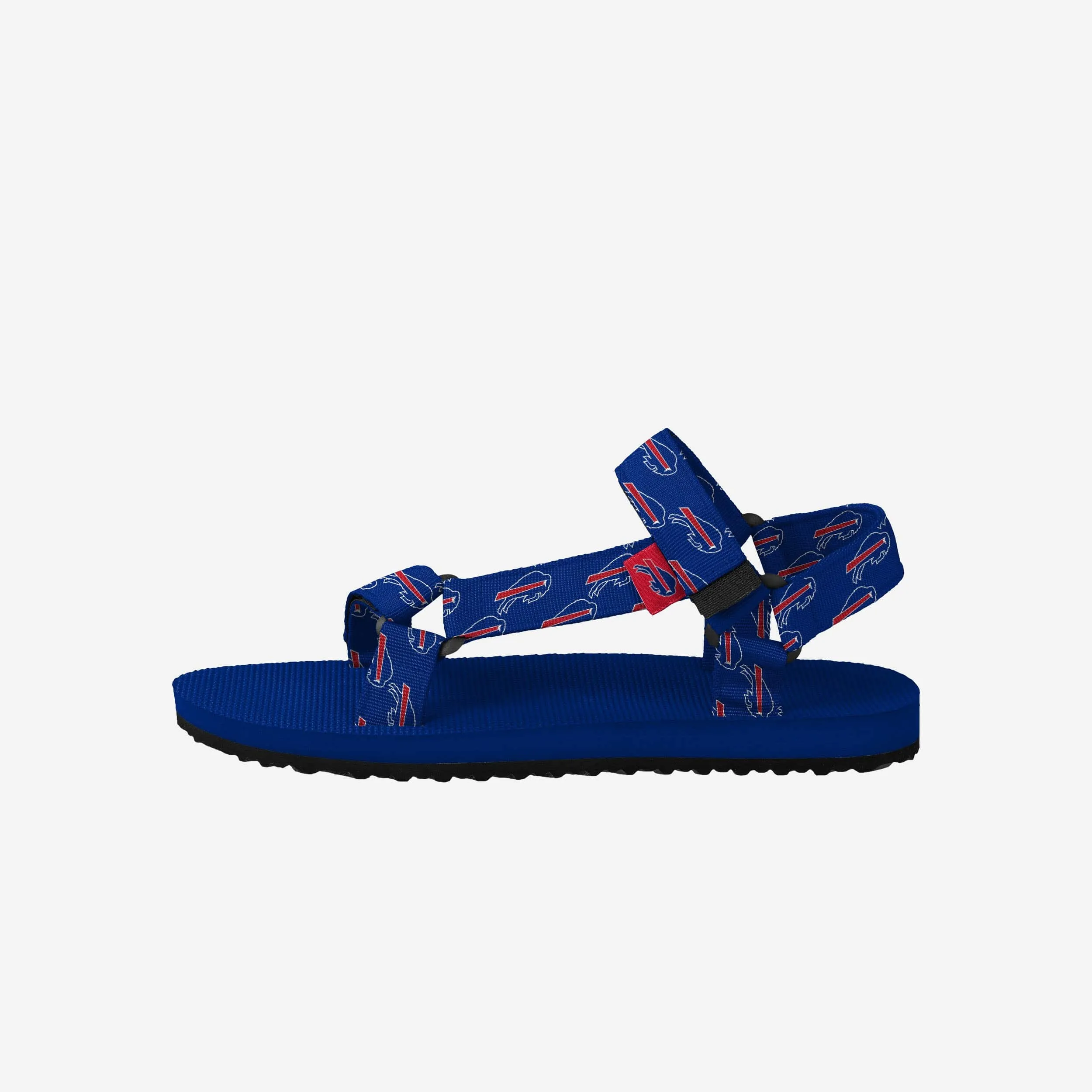 Buffalo Bills Womens Repeat Logo Strap Sandal