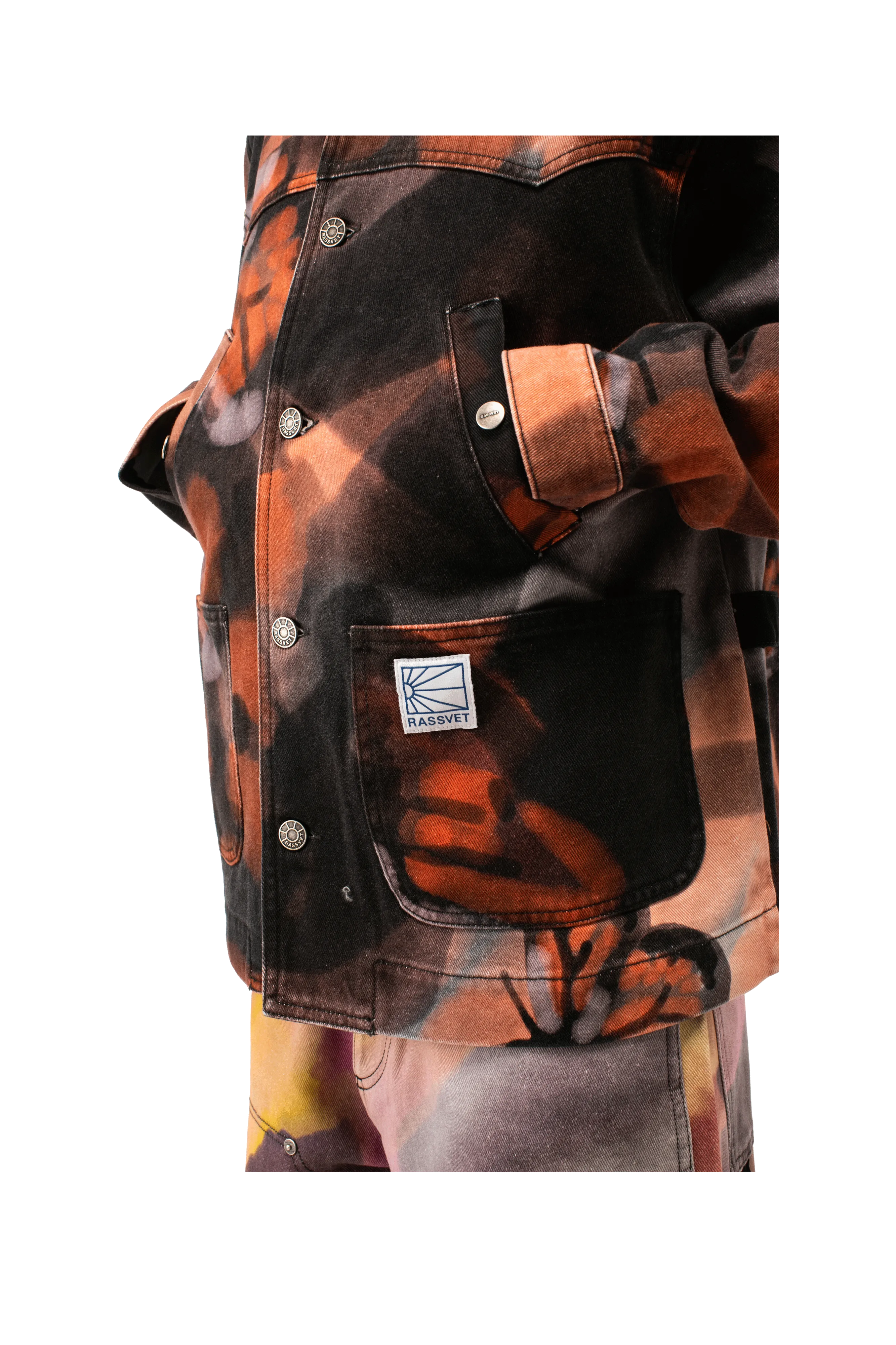Butterfly All Over Print Jacket Woven