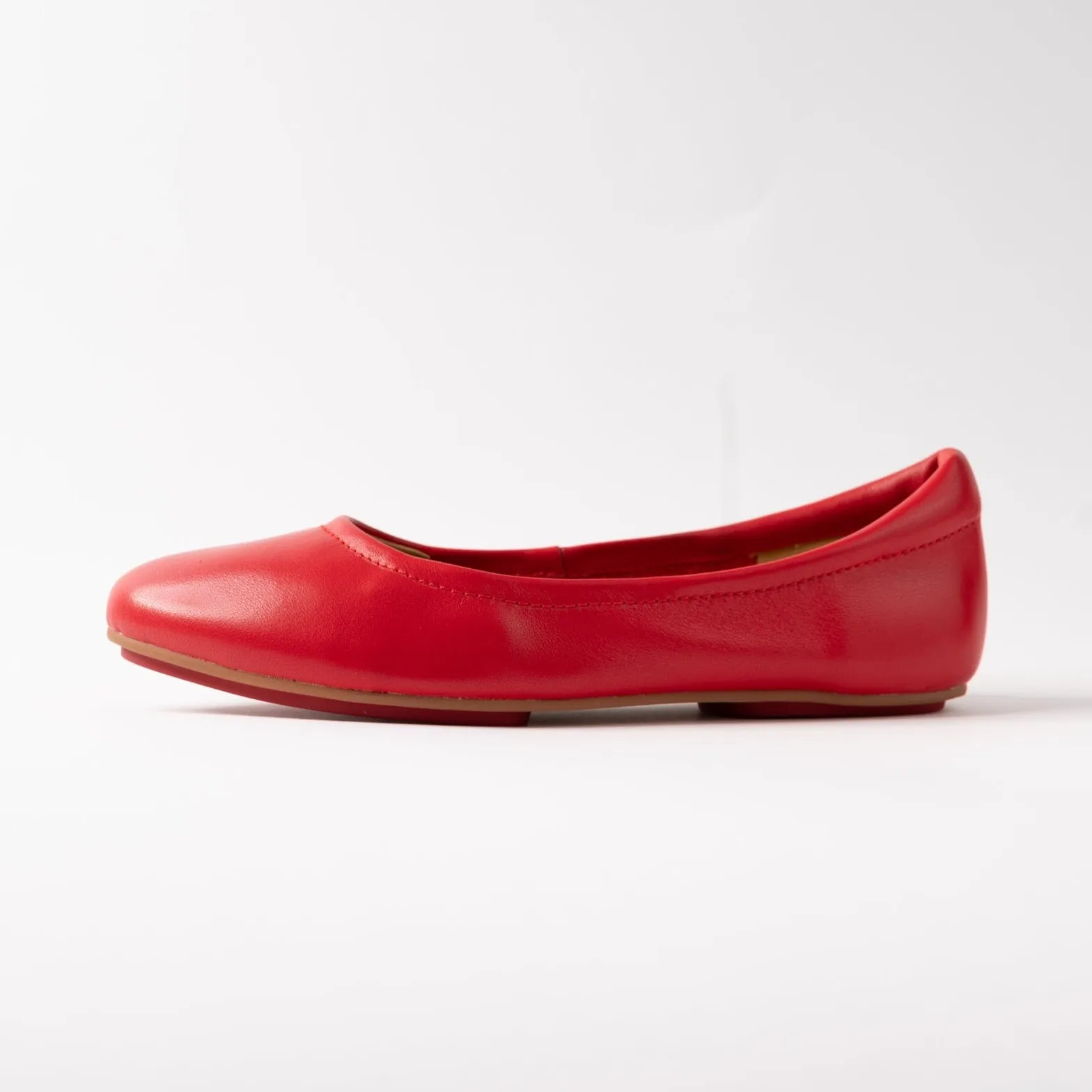 Cardinal Red Silken Glide Sahach Ballet Flats