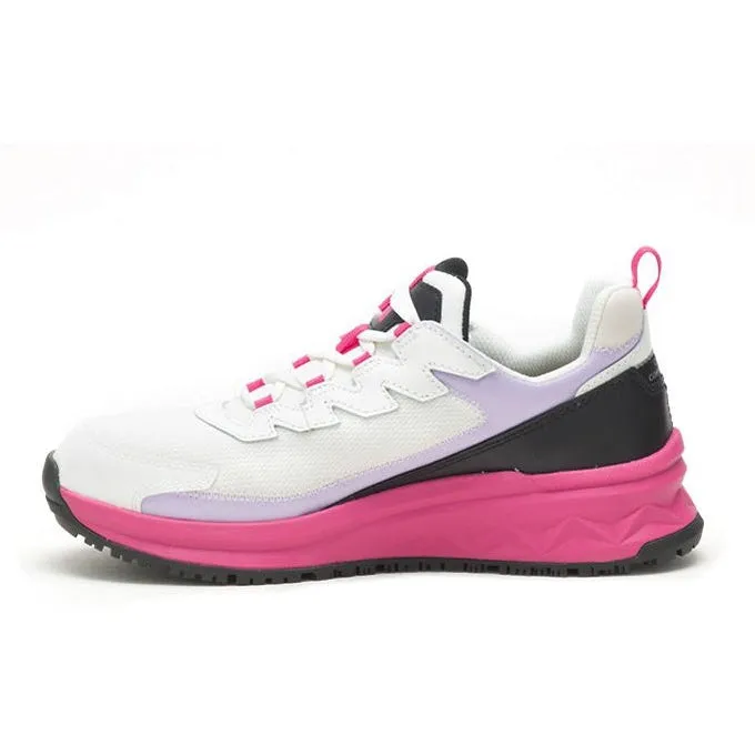 CAT Women's Streamline Runner CCT Original Work Shoe - White/Black - P91498