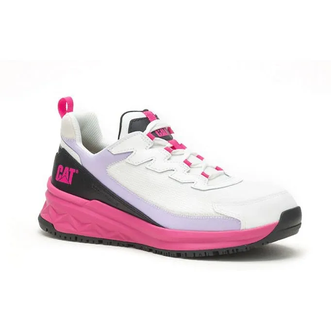CAT Women's Streamline Runner CCT Original Work Shoe - White/Black - P91498