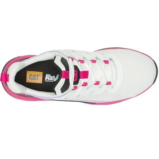 CAT Women's Streamline Runner CCT Original Work Shoe - White/Black - P91498