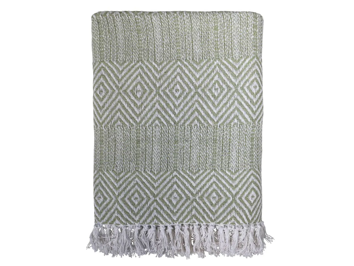 Chic Antique plaid af overskudsgarn m. striber