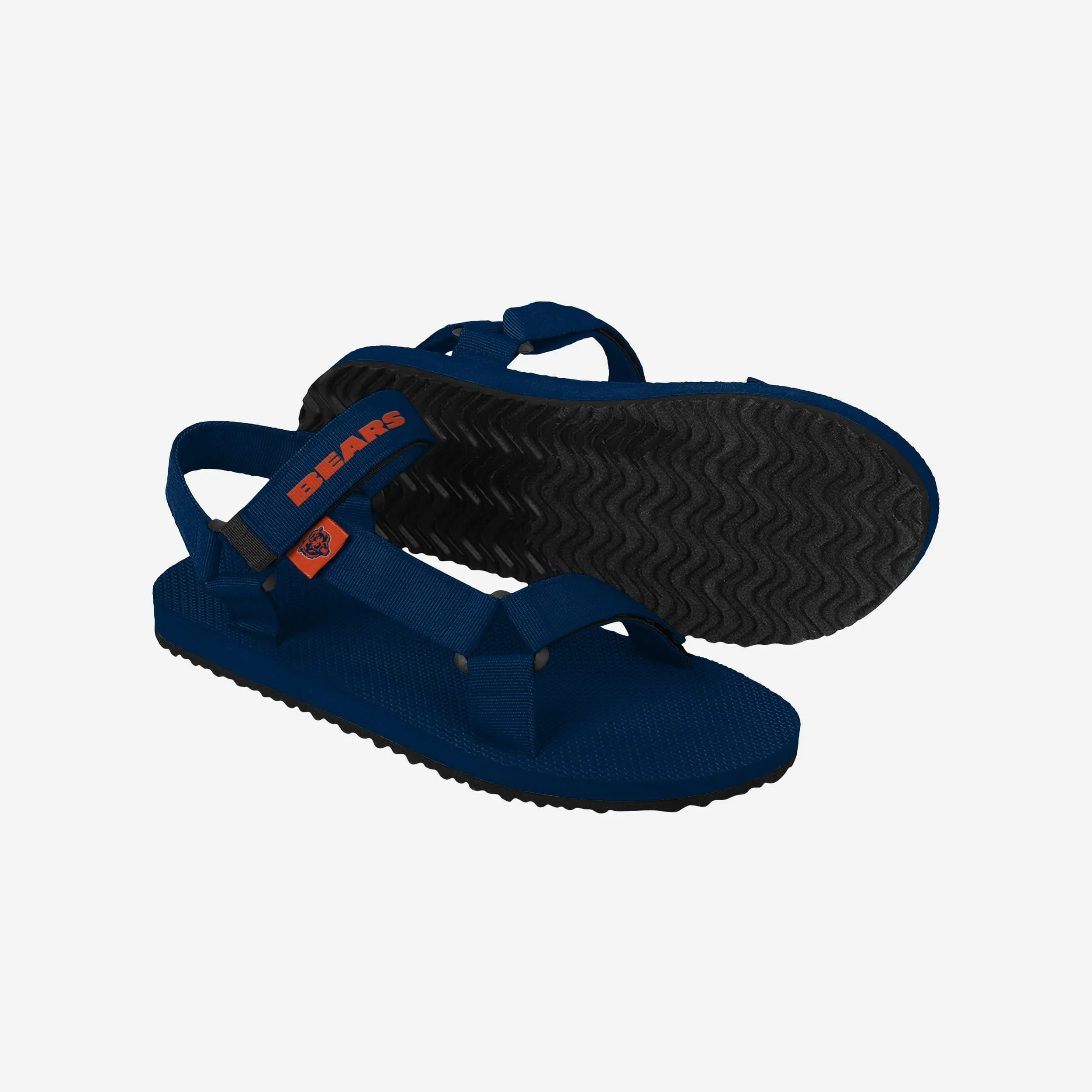 Chicago Bears Mens Solid Strap Sandal