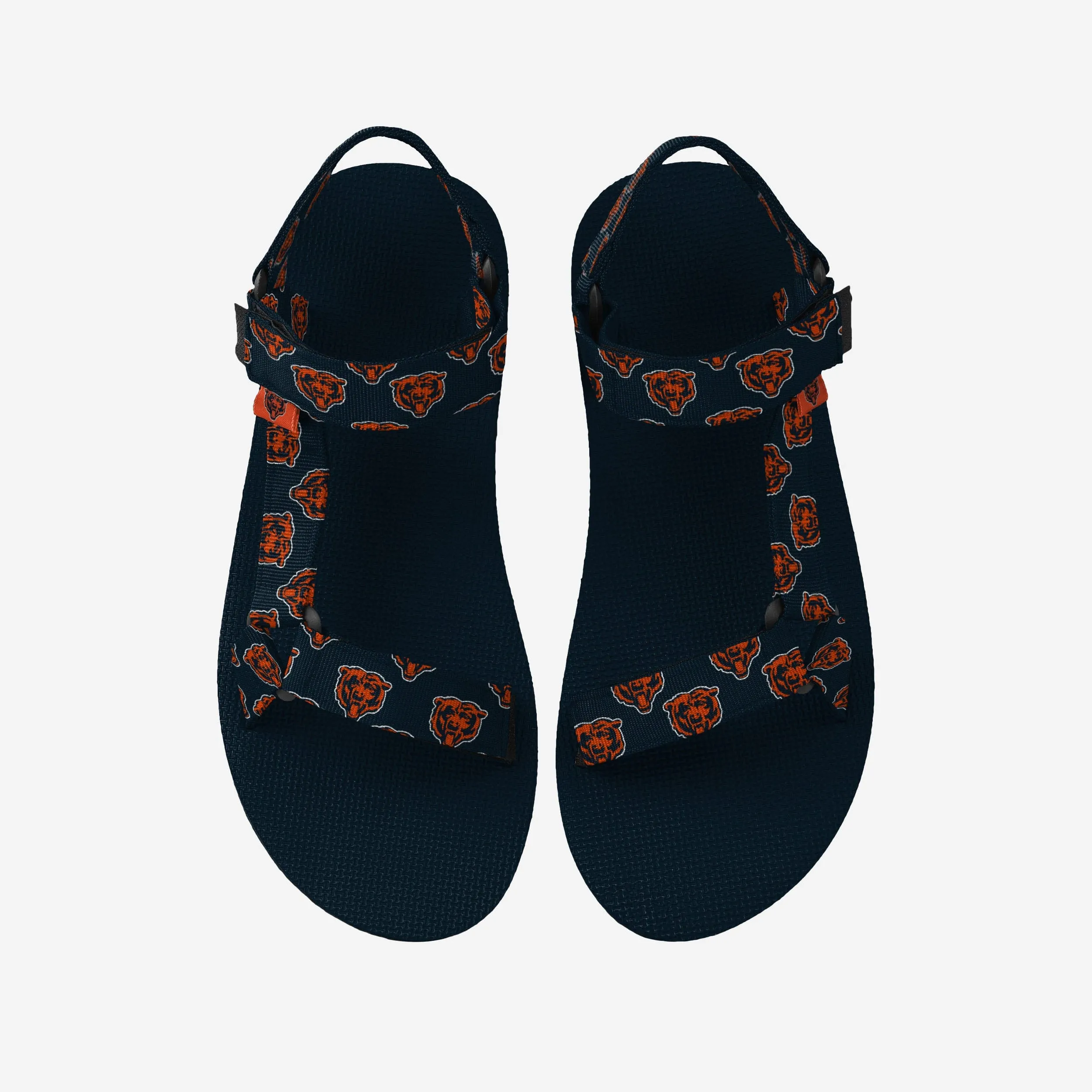Chicago Bears Womens Repeat Logo Strap Sandal