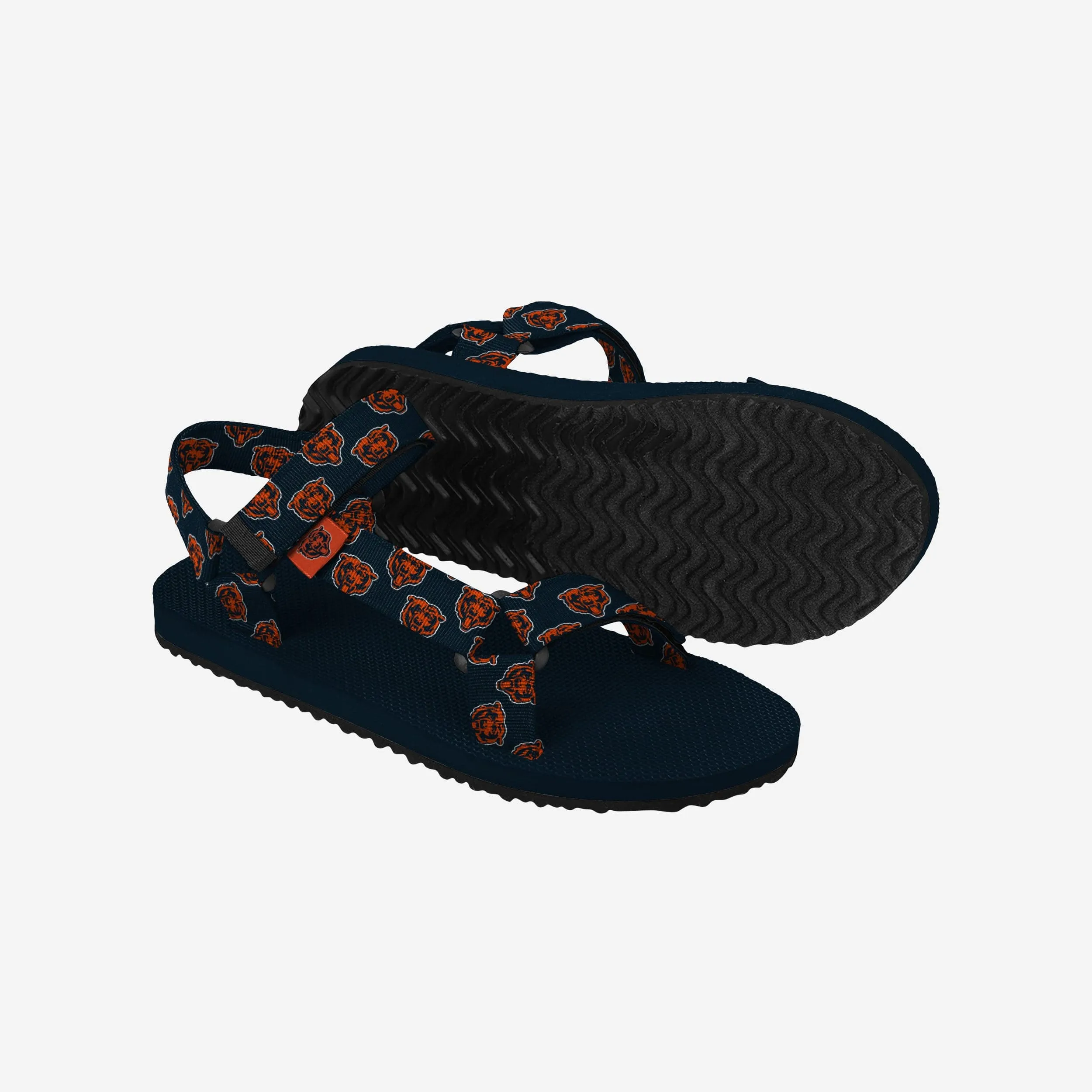 Chicago Bears Womens Repeat Logo Strap Sandal