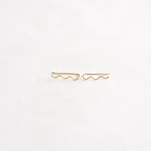 Classic Wave Adjustable Ear Climbers - 0205