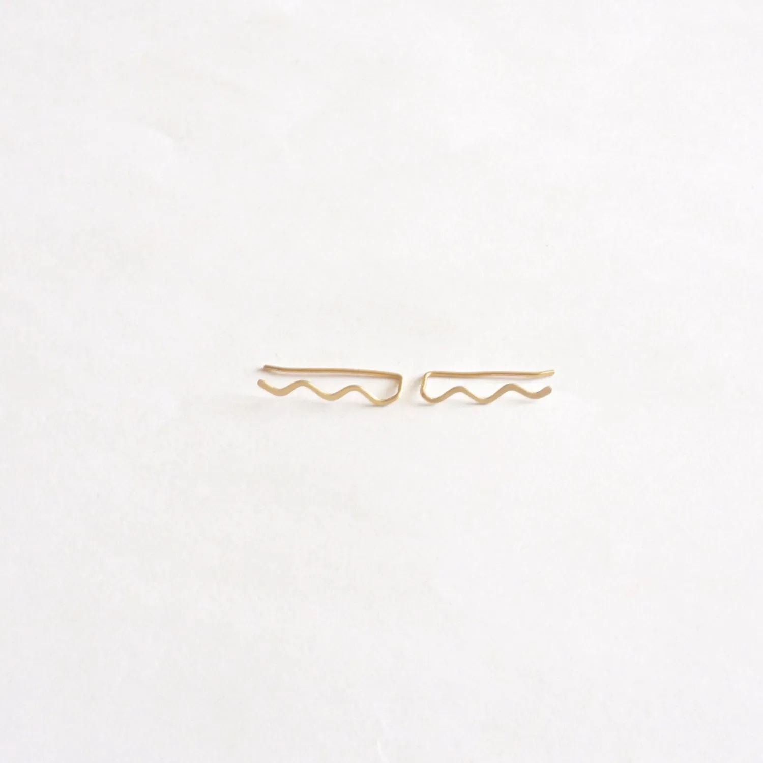 Classic Wave Adjustable Ear Climbers - 0205
