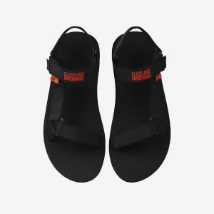 Cleveland Browns Mens Solid Strap Sandal