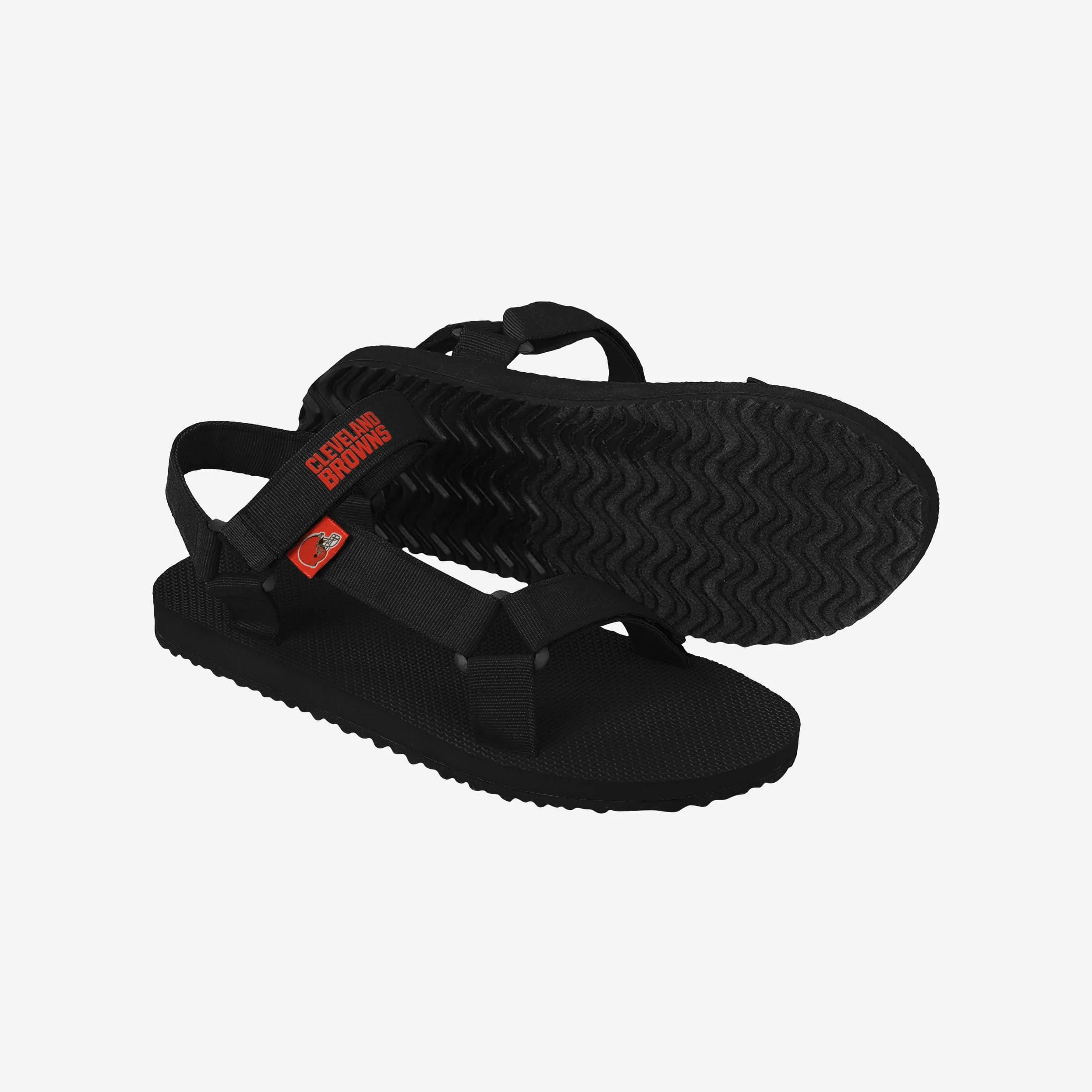 Cleveland Browns Mens Solid Strap Sandal