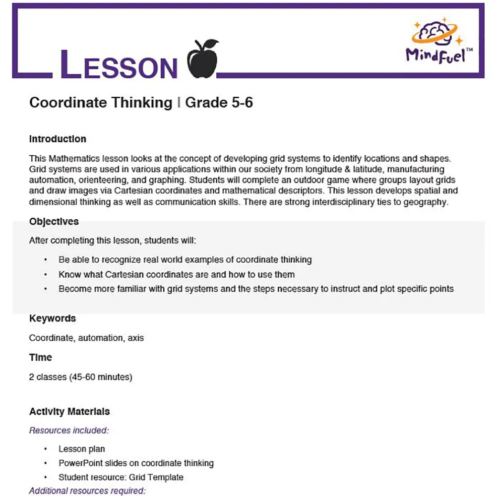 Coordinate Thinking