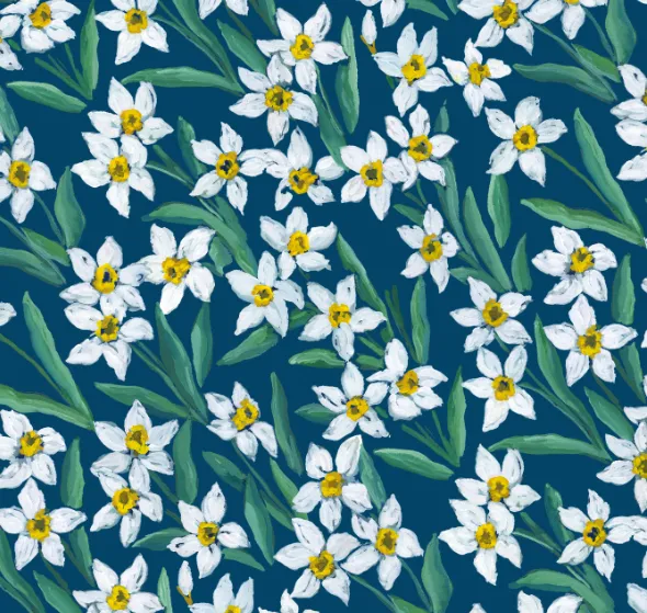 Daffodils Lady Dog Bow