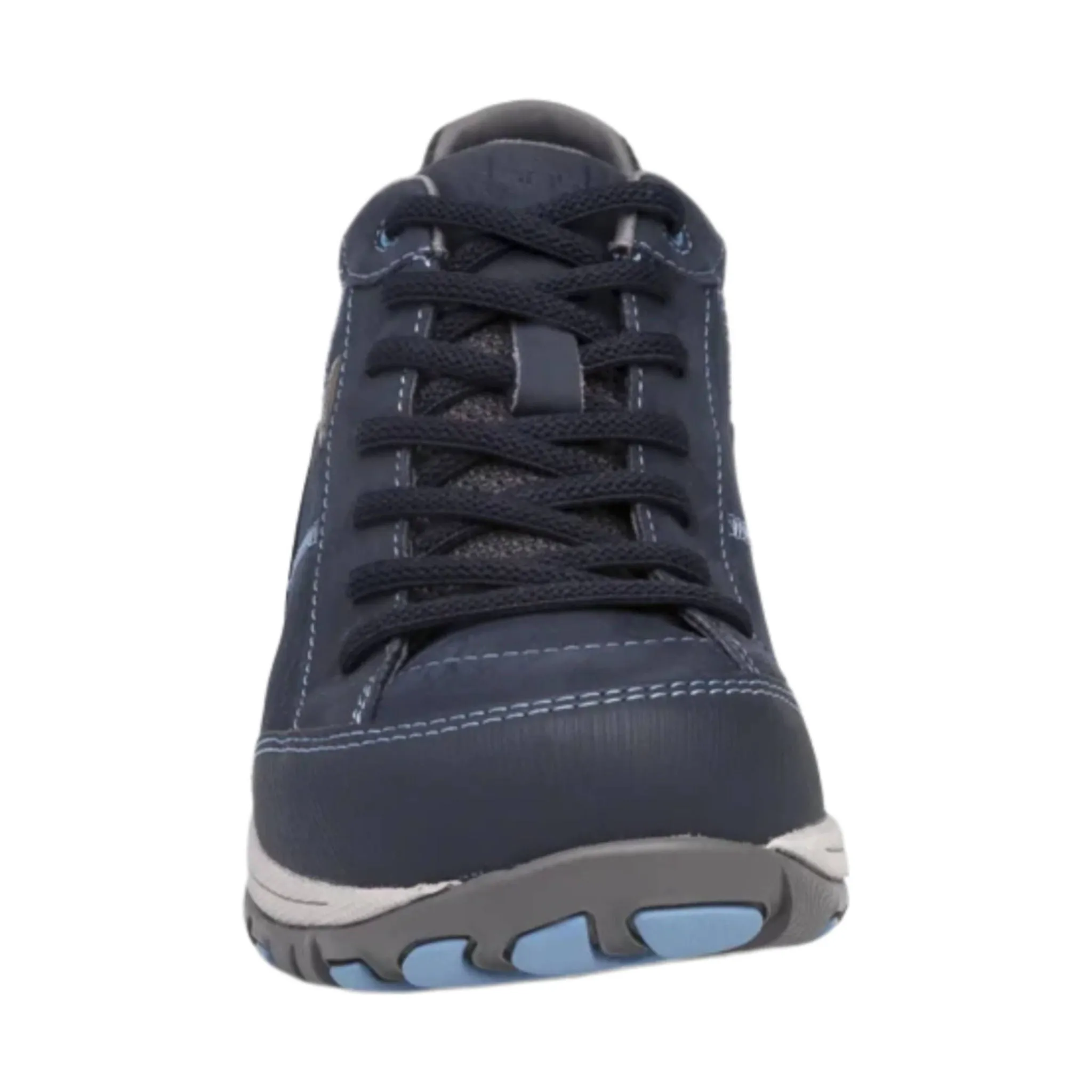 Dansko Women's Paisley Wide Waterproof Sneaker - Navy Milled Nubuck
