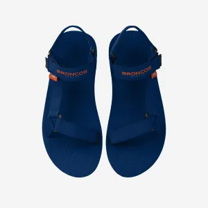 Denver Broncos Mens Solid Strap Sandal
