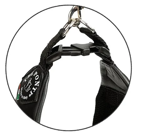 Easy Fit Fluro Green Mesh Harness with Adjustable Girth