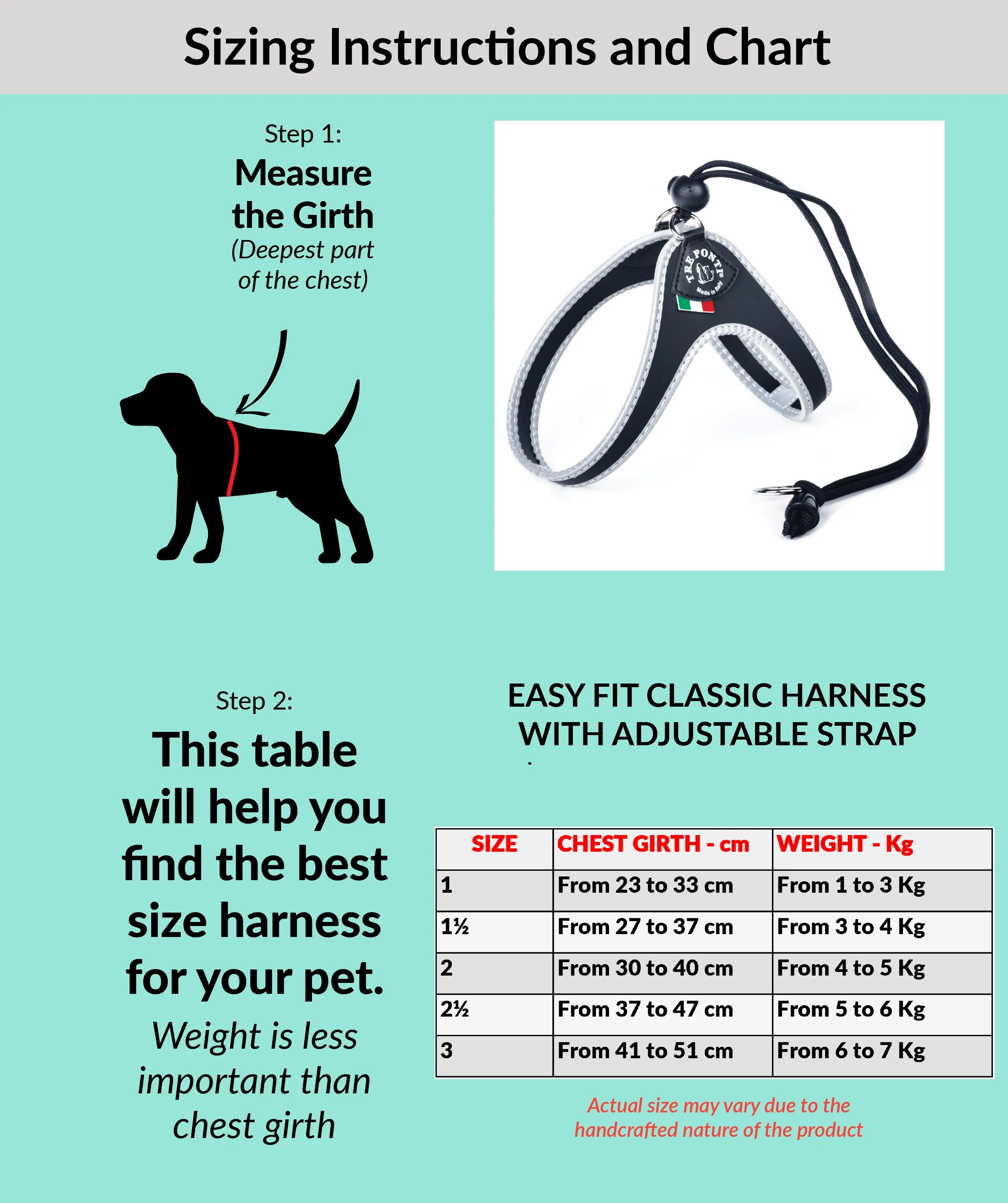 Easy Fit Liberta Pink Harness with No Escape Adjustable Closure