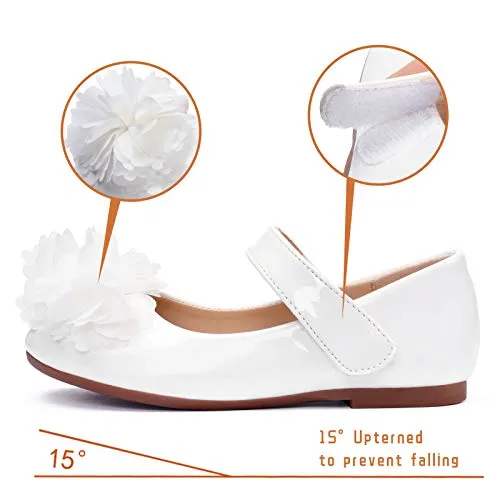 Elegant Flower Girl Shoes: Lace Ballet Flats for Toddlers