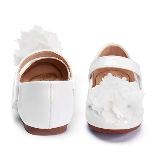 Elegant Flower Girl Shoes: Lace Ballet Flats for Toddlers